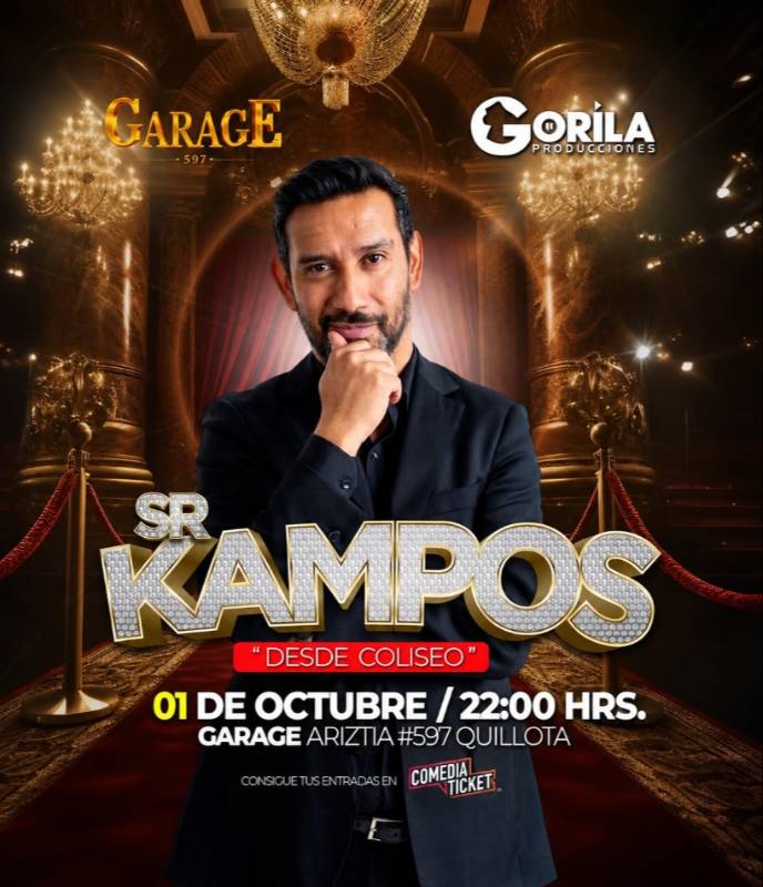Afiche de Sr. Kampos "ESTÁ TODO TAN RARO"