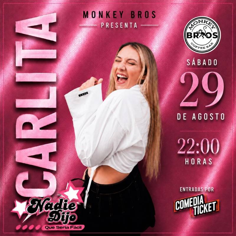 Carlita presenta ¡“Nadie dijo que sería fácil” en Pucón!