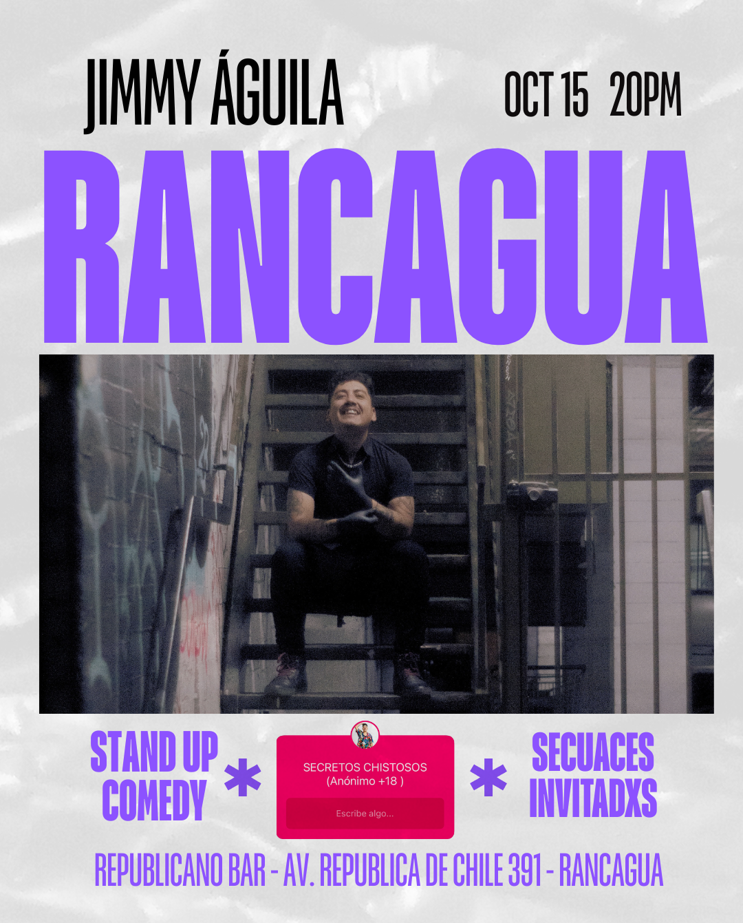 Afiche de Jimmy Águila