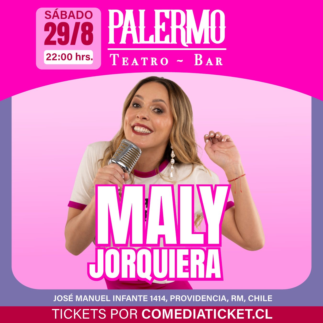 Maly Jorquiera en Palermo Teatro Bar