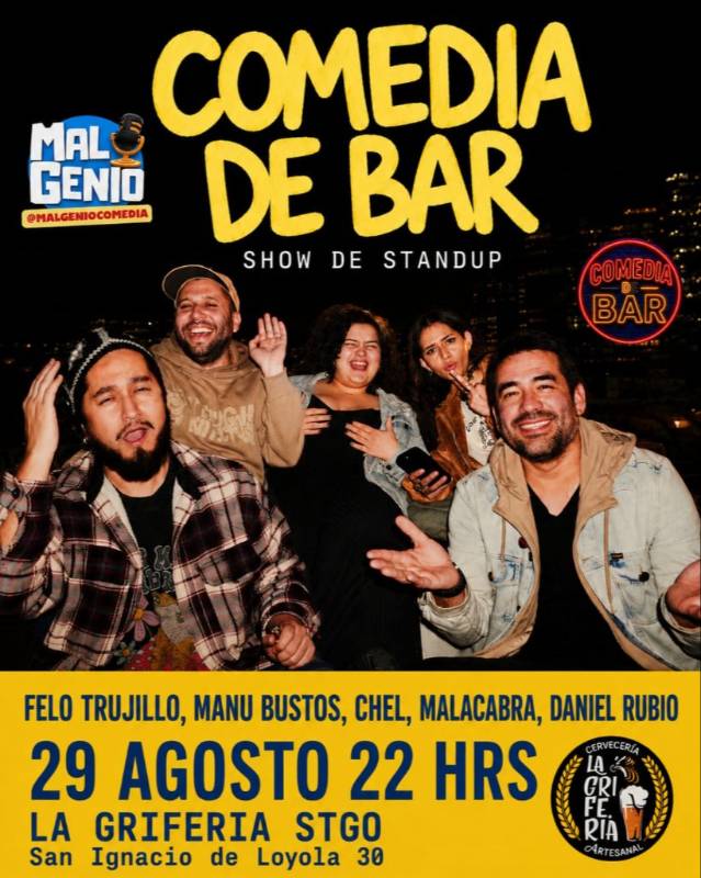 COMEDIA DE BAR 29.08 La Grifería Santiago