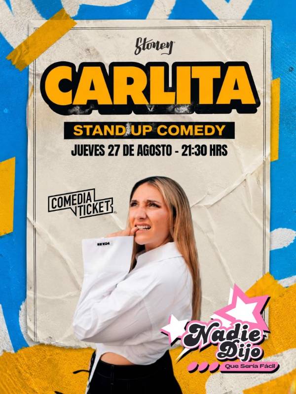 Carlita presenta ¡“Nadie dijo que sería fácil” en Quintero!